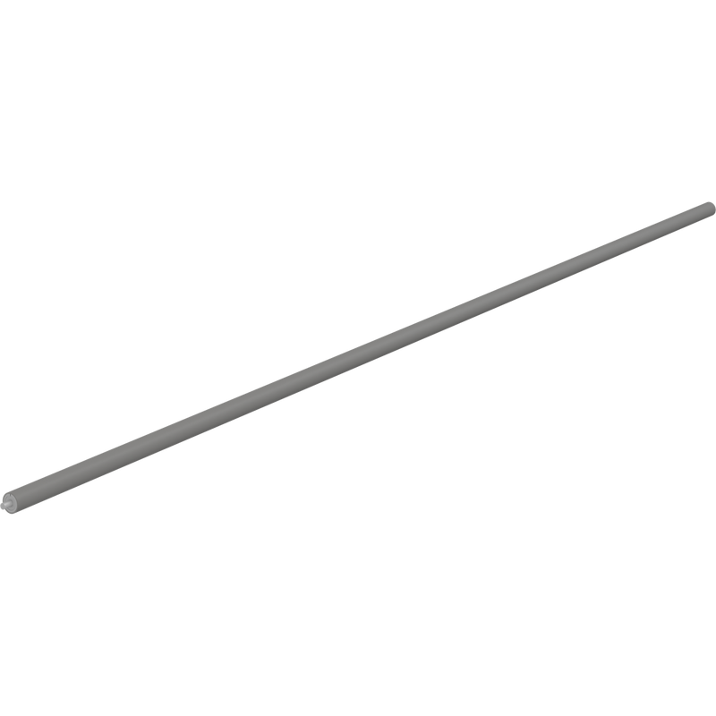 Pressalit PLUS Tube Piece, 2400mm, Anthracite (RT307112)