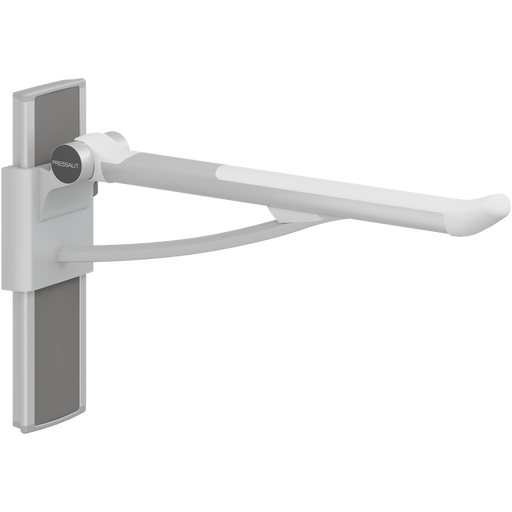 Pressalit PLUS Support Arm 700mm Height-Adjustable Right-Hand White R370470000