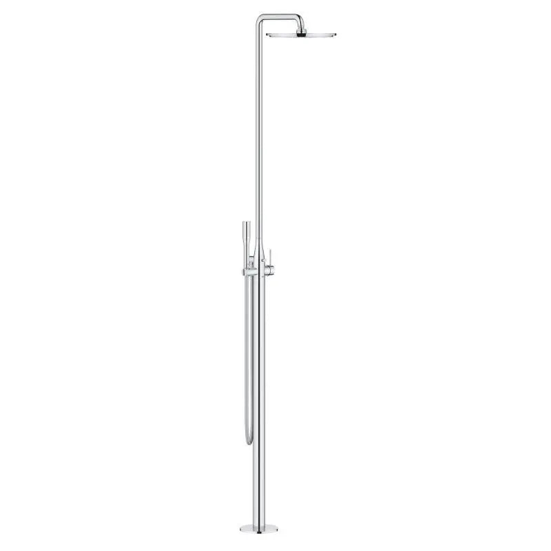 Grohe Essence freestanding shower system 23741 in StarLight Chrome