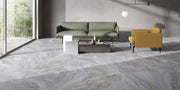 Amelia grey stone effect matt tile 600x1200mm - view 3
