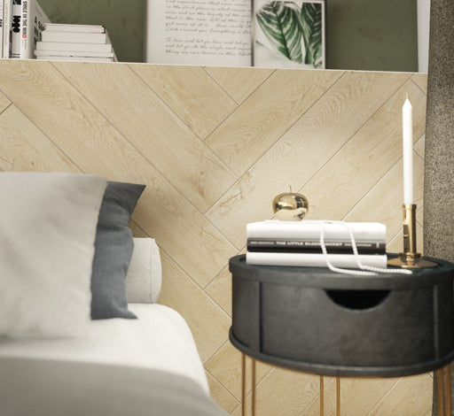 Apollo beige wood effect tile 150x900mm - view 2
