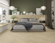Apollo beige wood effect tile 150x900mm - view 3