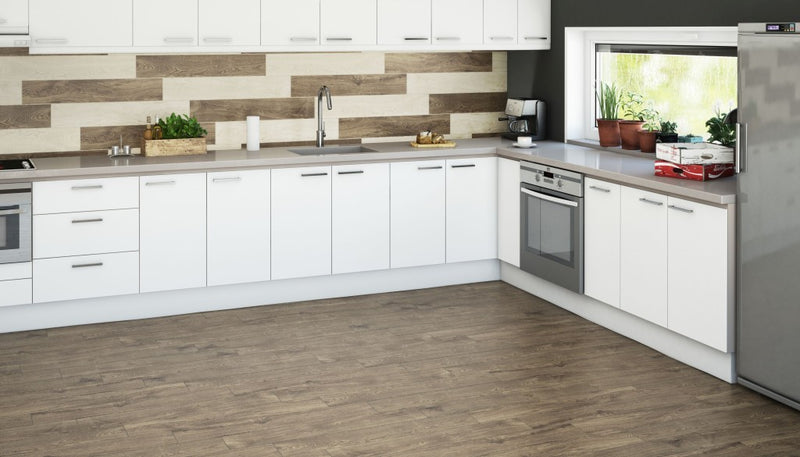 Apollo brown wood effect tile 150x900mm - view 3