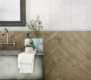 Apollo brown wood effect tile 150x900mm - view 4