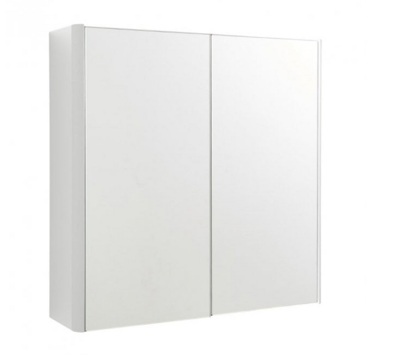 Kartell K-VIT Arc Mirror Cabinet 500mm, 600mm and 800mm - White Gloss (ARC500MIR-W)(ARC600MIR-W)(ARC800MIR-W)