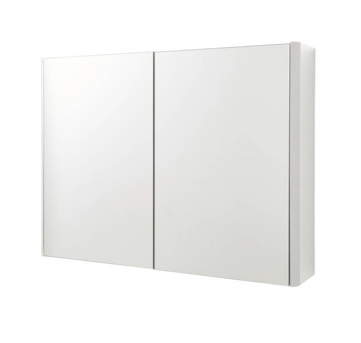 Kartell K-VIT Arc Mirror Cabinet 500mm, 600mm and 800mm - White Gloss (ARC500MIR-W)(ARC600MIR-W)(ARC800MIR-W)