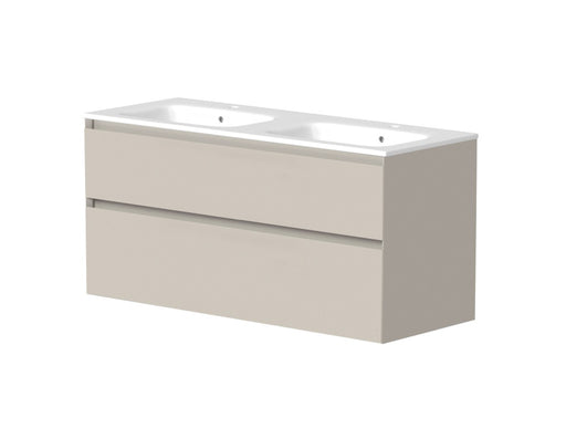 Ashbury 1200mm Two Drawer Double Unit & Basins Unit in Cashmere
