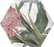 Aventura white floral tile 230x270mm - view 2