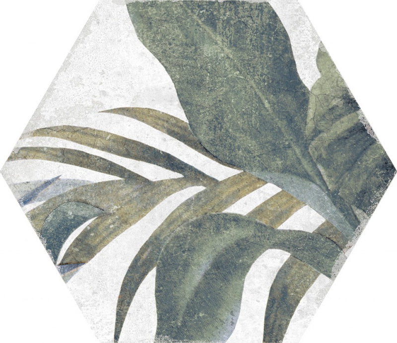 Aventura white floral tile 230x270mm - view 3