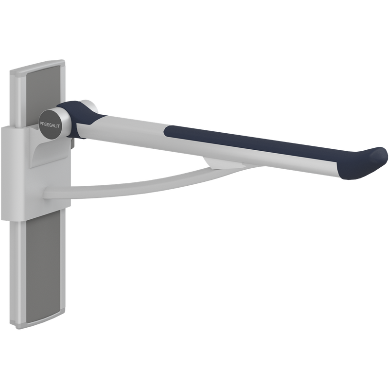 Pressalit PLUS Support Arm 700mm Adjustable Right Hand Dark Blue R370470108