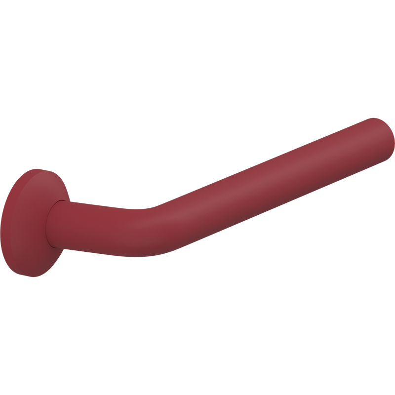 Pressalit PLUS Handrail Section 321mm with Wall Rosette Red RT320035