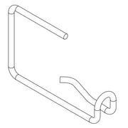 Pressalit paper holder for TMA arm supports, white