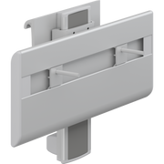 Pressalit PLUS wash basin bracket, track-mounted, height-adjustable with tilt lock, anthracite cover plate