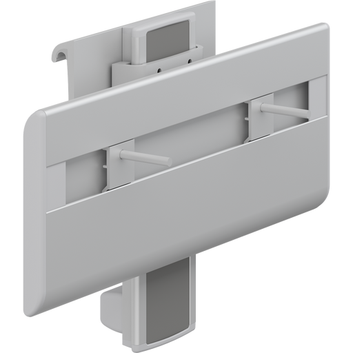 Pressalit PLUS wash basin bracket, track-mounted, height-adjustable with tilt lock, anthracite cover plate