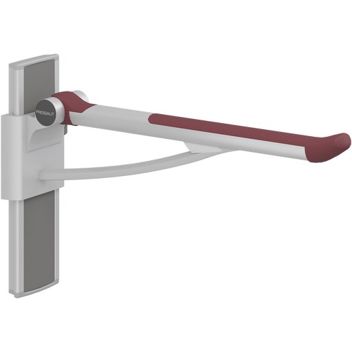 Pressalit PLUS Support Arm 700mm Adjustable Right Hand Red R370470035
