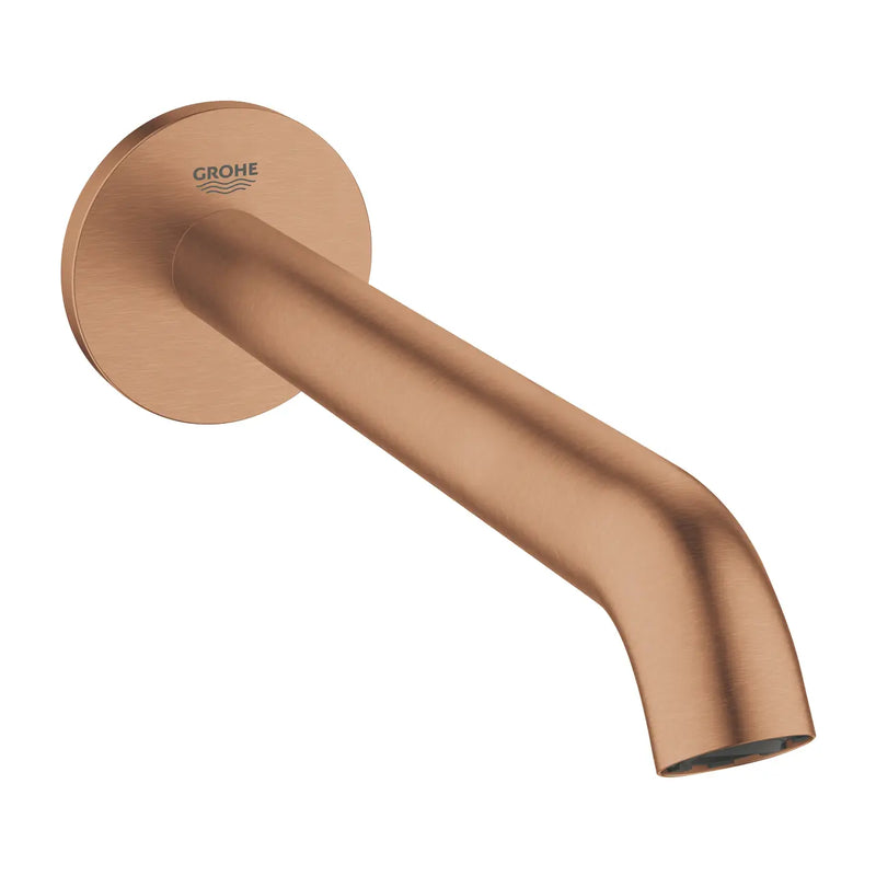 Grohe Essence wall-mounted bath spout in Brushed Warm Sunset