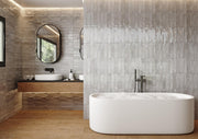 Bonita fog grey brick effect tile 300x600mm - view 2