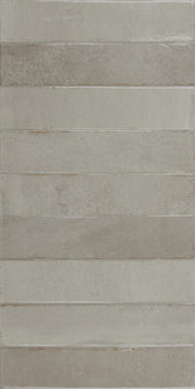 Bonita fog grey brick effect tile 300x600mm - view 3