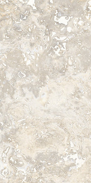 Bradenton beige travertine effect matt porcelain tile 300x600mm - view 2