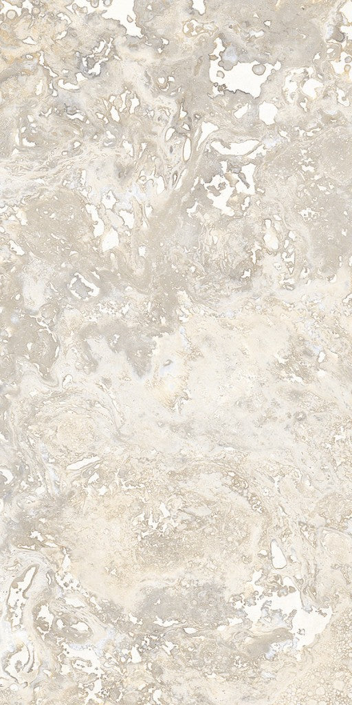 Bradenton beige travertine effect matt porcelain tile 300x600mm - view 2