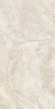 Bradenton beige travertine effect matt porcelain tile 600x1200mm - view 2