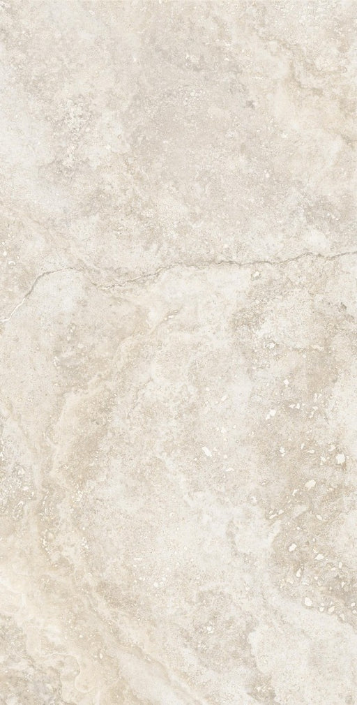 Bradenton beige travertine effect matt porcelain tile 600x1200mm - view 2