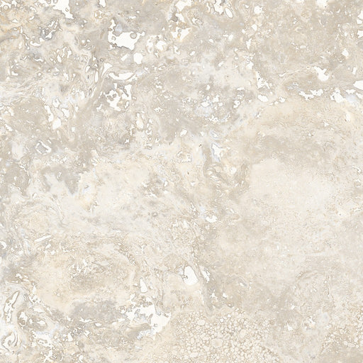 Bradenton beige travertine effect matt porcelain tile 600x600mm - view 2