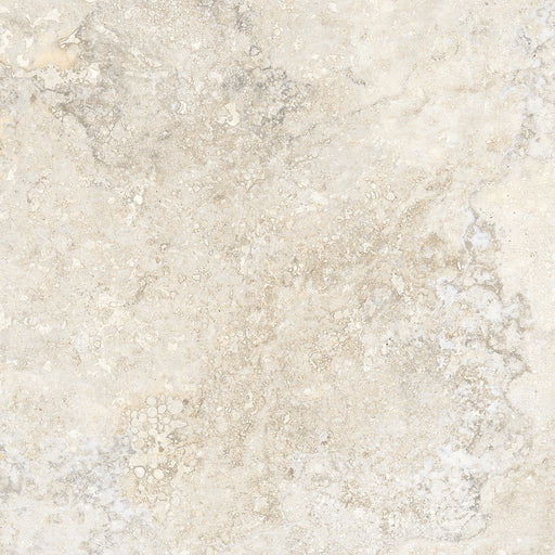 Bradenton Beige Travertine Effect Matt Porcelain Wall & Floor Tile 600x600mm