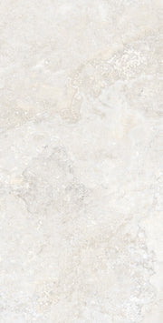 Bradenton Grey Travertine Effect Matt Porcelain Wall & Floor Tile 300x600mm