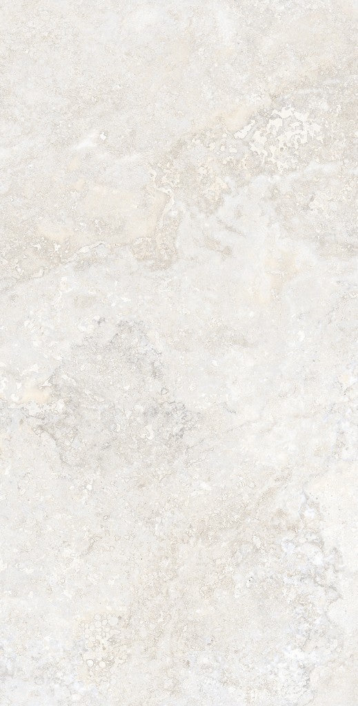 Bradenton Grey Travertine Effect Matt Porcelain Wall & Floor Tile 300x600mm