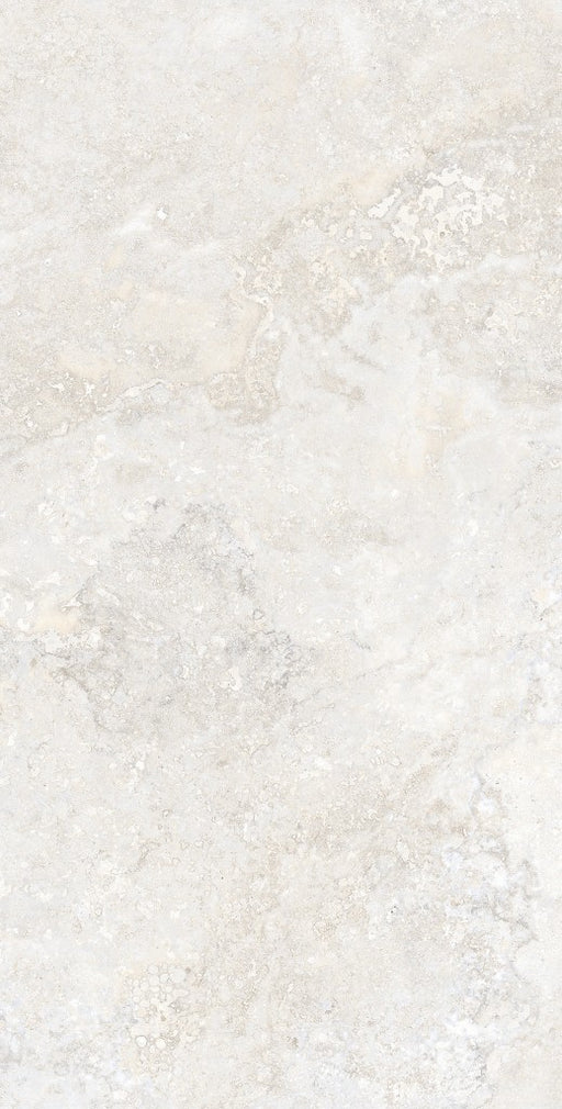 Bradenton Grey Travertine Effect Matt Porcelain Wall & Floor Tile 300x600mm