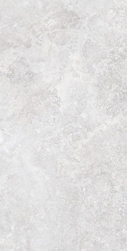 Bradenton grey travertine effect matt porcelain tile 600x1200mm - view 4