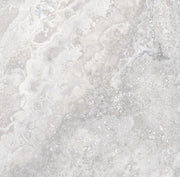 Bradenton grey travertine effect matt porcelain tile 600x600mm - view 3
