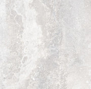 Bradenton Grey Travertine Effect Matt Porcelain Wall & Floor Tile 600x600mm