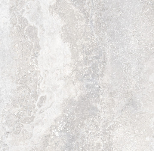 Bradenton Grey Travertine Effect Matt Porcelain Wall & Floor Tile 600x600mm