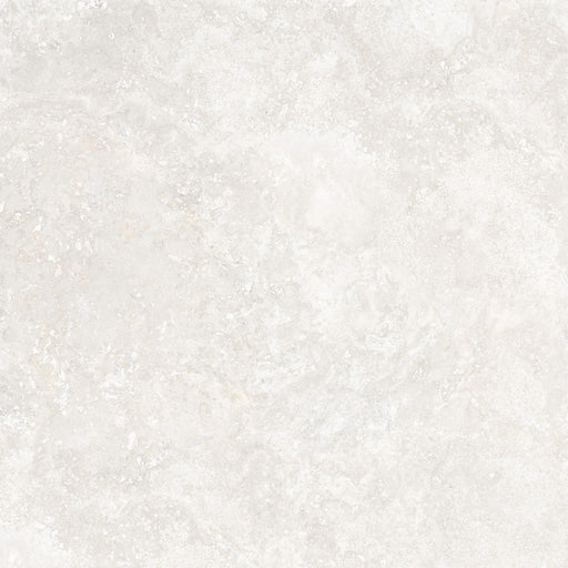 Bradenton white travertine effect matt porcelain tile 1200x1200mm - view 2