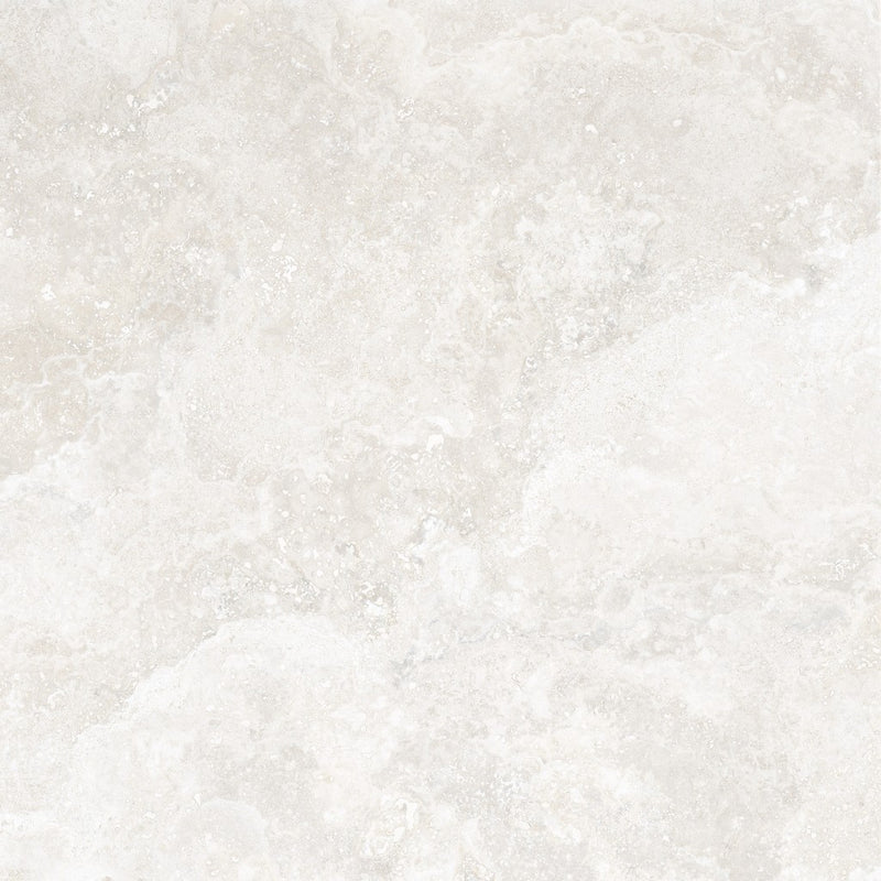 Bradenton white travertine effect matt porcelain tile 1200x1200mm - view 4