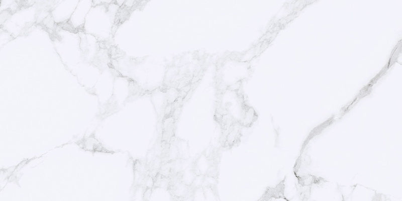 Brandon white marble effect tile 300x600mm - view 3
