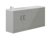 Bridge Floor Standing 1200mm Combination Unit Light Grey