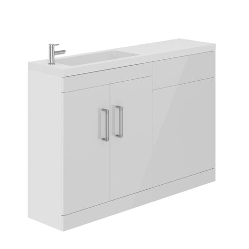 Bridge Floor Standing 1200mm Combination Unit White