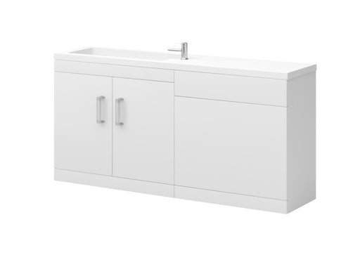 Bridge Floor Standing 1200mm Combination Unit White - view 2