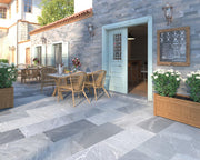 Brooksville dark grey stone effect tile 450x900mm - view 2