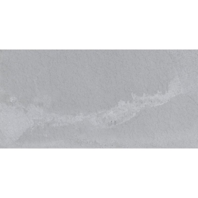 Brooksville light grey stone effect tile 450x900mm - view 2