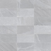 Brooksville Light Grey Stone Effect Anti-Slip Matt Porcelain Wall & Floor Tile 450x900mm
