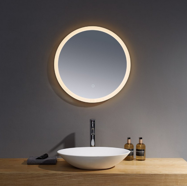 Kartell K-VIT Burleigh Rounded 3 Tone LED Mirror 600 x 600mm (BUW60)