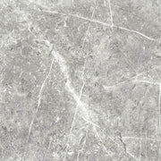 Bushboard Nuance White Lightning Fossil Roccia shower wall panel installed in a bathroom