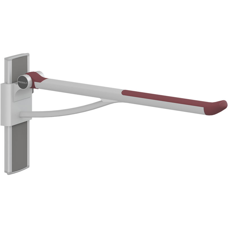 Pressalit PLUS Support Arm 850mm Adjustable Right Hand Red R370485035