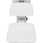 Pressalit PLUS Shower Seat 450 incl. Backrest, Manually Height & Sideways Adjustable, White (R7454000)