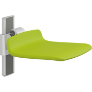 Pressalit PLUS Shower Seat 450, Manually Height Adjustable, Lime Green (R7414277)