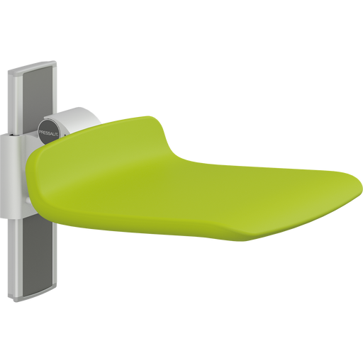 Pressalit PLUS Shower Seat 450, Manually Height Adjustable, Lime Green (R7414277)